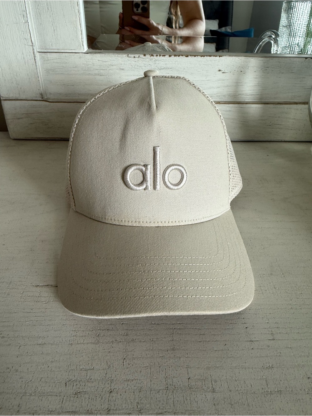 Alo Bone Trucker Hat - Signature Logo